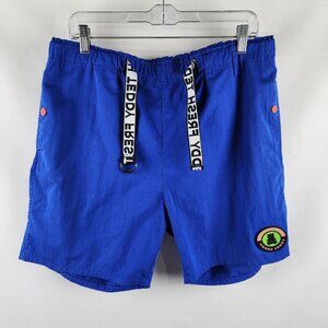 Teddy Fresh Shorts Mens Large Blue Nylon Belted Short (34x6)